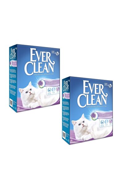 Ever Clean Lavender Lavanta Kokulu Topaklaşan Kedi Kumu 6 L (2 Adet)