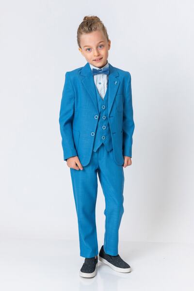 incity Світло-синій жилет для хлопчика