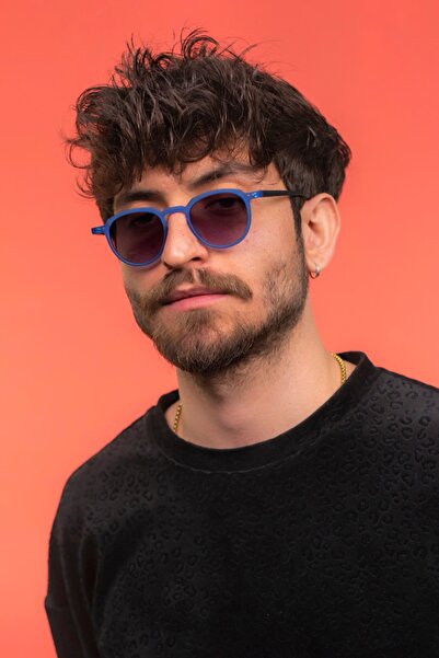 Focus On Wilson Matte Blue Sunglasses