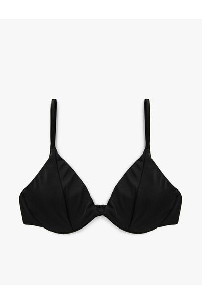 Koton Bikinioberteil - Schwarz - Paisley