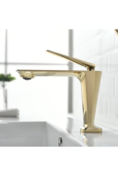 OEM Banyo Lavabo Bataryası Gold Tasarım Yeni 5 Yıl Garantili.