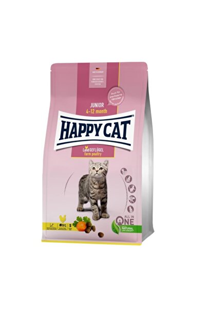 Happy Cat Junior Geflügel Yavru Kedi Maması 4 Kg