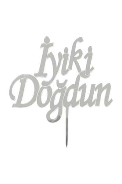 Tuğra Iyi Ki Doğdun Yazılı Aynalı Gümüş Pleksi