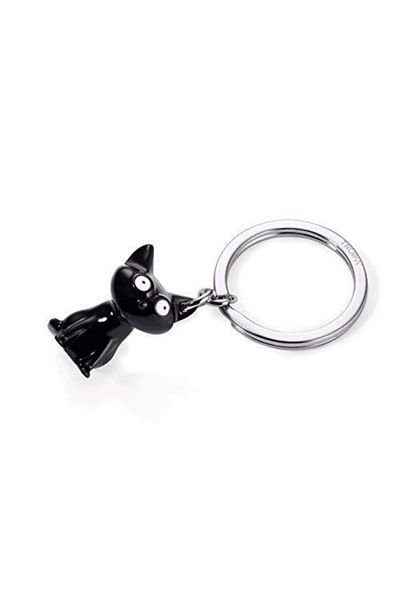 Scrikss سلسلة مفاتيح تحت عنوان القطة السوداء Kr1622bk Kr1622bk