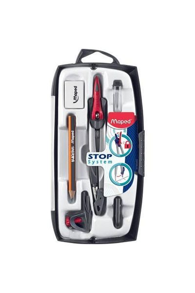 Ync Krtasiye Pergel Set Stop System 7 Pieces