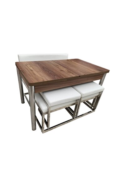 Evim-E Aksesuar C Profil Bank Takımı Kelebek Açılır Masalı - Nikelajlı - Metal