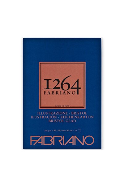 Fabriano 1264 Bristol Blok A3 200gr 50 Yaprak