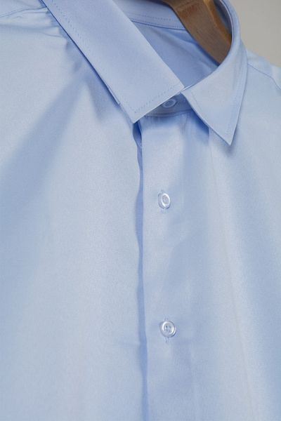Terapi Men Men's Italian Collar Extra Slim Blue Premium Classic Shirt