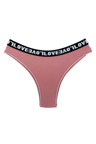 HNX Βαμβακερό ύφασμα βιζόν Love Elastic Brazilian γυναικείο εσώρουχο