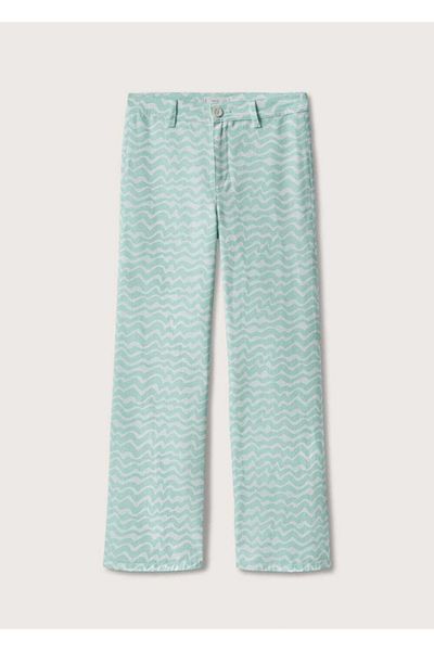 Mango Teen Turquoise Pants for Kids