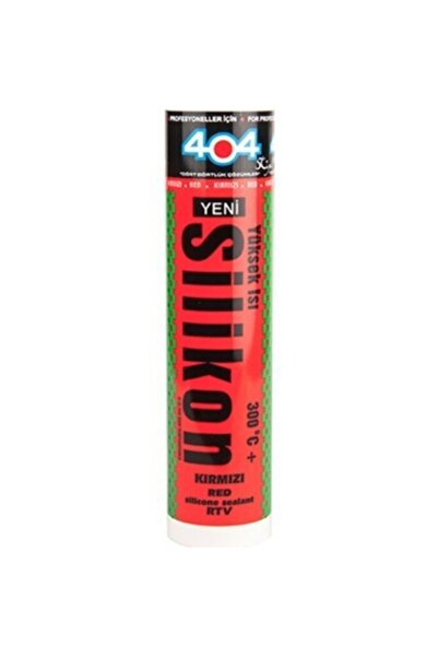 404 Kırmızı Slikon Yüksek Isı Slikonu 300c