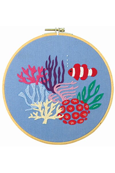 Genel Markalar Kasnaklı Goblen Etamin Nakış Işleme Seti 20x20 Cm 511165