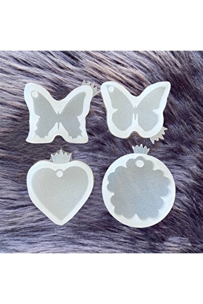 se7enhome Epoksi Silikon Kalıp Seti, Epoksi Kolye Anahtarlık Silikon Kalıbı, ...