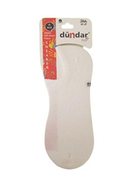 Dündar Pachet de 6 șosete unisex pentru copii, albi