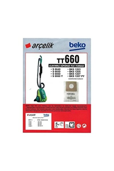 Beko Arçelik Tt660 Elektrikli Süpürge Toz Torbası