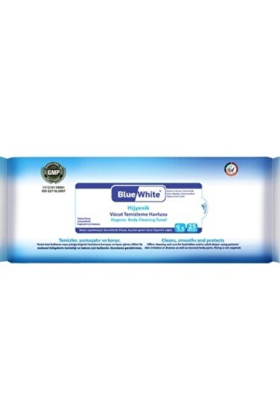 Bluewhite منشفة تنظيف الجسم 50 قطعة