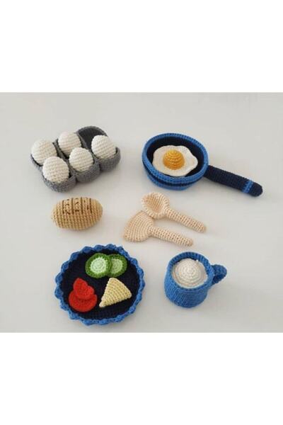 OYUNCAKPARK Sağlıklı Kahvaltı Seti Amigurumi Organik Oyuncak