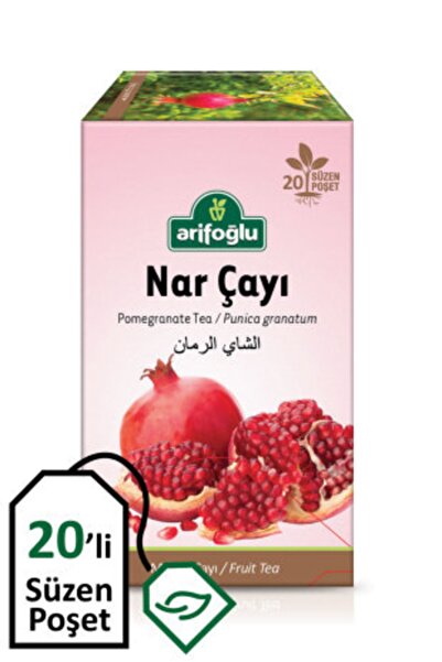Arifoğlu Nar Çayı Süzen Poşet Çay 20li