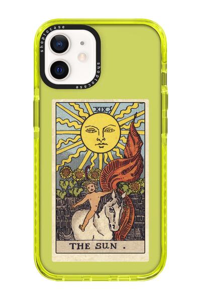 shoptocase İphone 11 Uyumlu Sarı Impact The Sun Tasarımlı Telefon Kılıfı