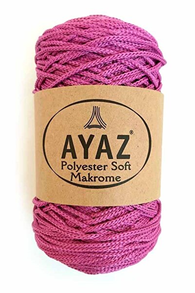 Ayaz Polyester Makrome 2249 Gül Kurusu Çanta, Supla, El Işi Modelleri Ve Runn...