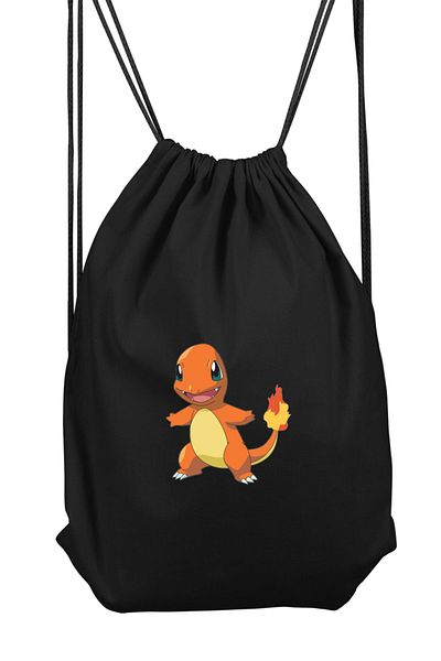 herotasarım Αθλητικό σακίδιο πλάτης Pokemon Charmander - 36x50 cm Bll454
