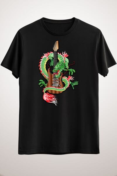 GreenMint للجنسين أسود هونج كونج جيتار جيتار التنين