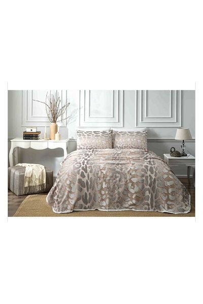 Taç Lacey Cotton Double Pique Set Dried Rose