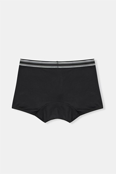 Eros Erkek Siyah Micromodal Boxer