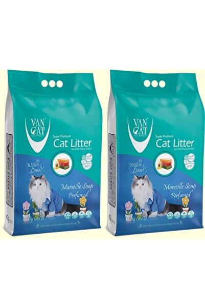 Bentaş Van Cat Marsilya Sabun Kokulu Ince Tane Kedi Kumu 10 Kg X 2 Adet