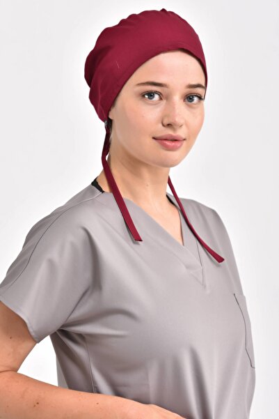 Owlet Medikal Likralı Bordo Cerrahi Bone