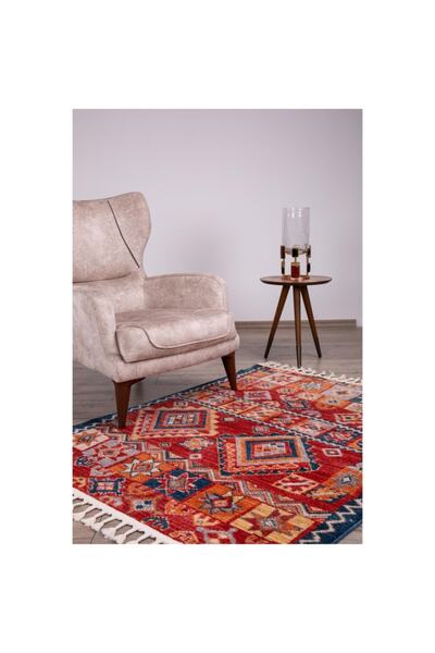 Koza Back To Home Halı 80043a Bordo