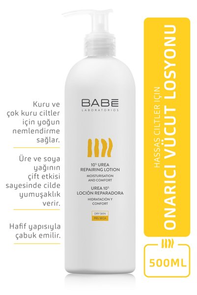 Babe Laboratorios Babe Repair Body Lotion Containing 10% Urea 500 ml