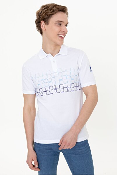 U.S. Polo Assn. Μπλε ανδρικό μπλουζάκι