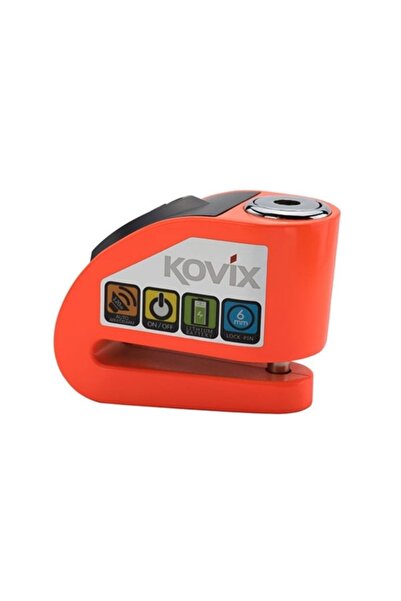 KOVIX Kd6-fo Alarmlı Disk Kilidi Turuncu