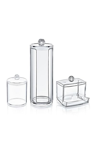 ALP HOME Βαμβακερή θήκη μακιγιάζ Organizer Σετ 3 Ft-011 Fma00182