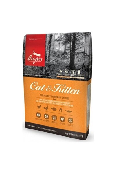 Orijen Cat & Kitten Tahılsız Yavru Ve Yetişkin Kedi Maması 5.4 Kg