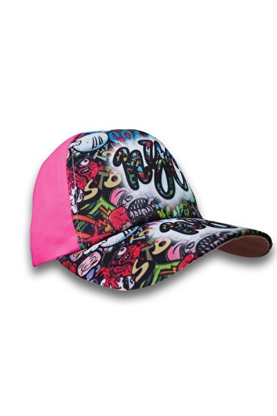 Kardelen Butik Denizli ( Binbirsurat ) Young Girl Nylon Hat ( 8-12 Years ) ( Fuchsia )