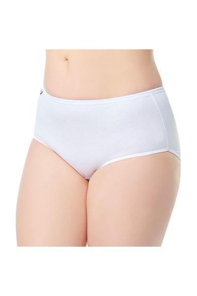 Tutku Γυναικείο Λευκό Σλιπ Lycra Λεπτό λαστιχένιο εσώρουχο 6 Συσκευασία