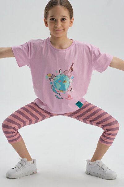 Dagi Colanți cu dungi de somon