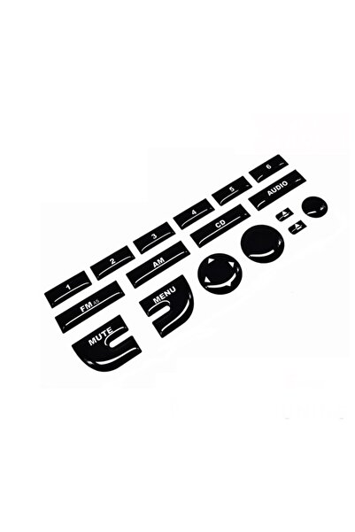 Genel Markalar Linea Punto Fiorino  Uyumlu  Nemo Bipper Teyp Tuşu Piano Black...