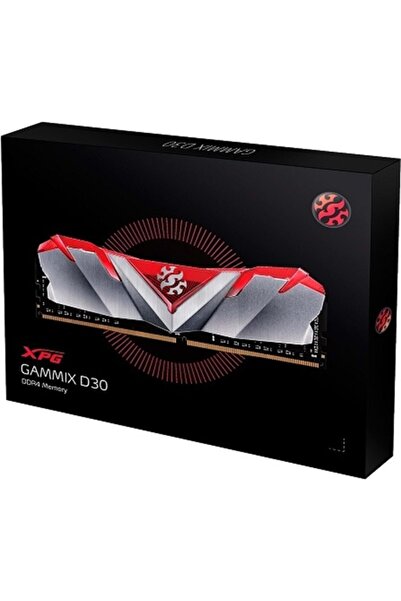 XPG ADATA AX4U32008G16A-SR30 8GB 3200Mhz DDR4 GAMMIX D30 RED PC Bellek
