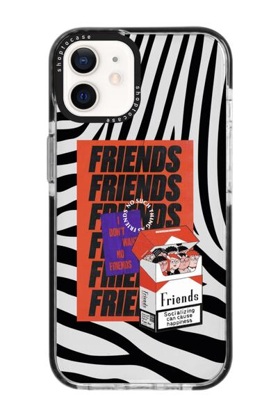 shoptocase Iphone 11 Uyumlu Siyah Impact No Frineds Telefon Kılıfı