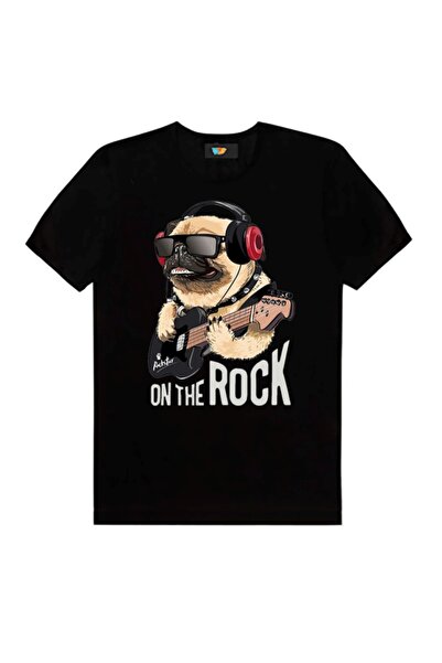 GALASHOP تيشيرت أسود من ماركة Rockist Dog13 موديل 799