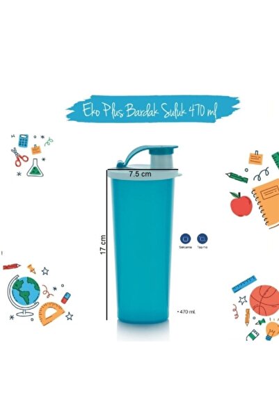 Tupperware Eko Plus Bardak Suluk 470 Ml Taşıma Bardağı Hsgl.