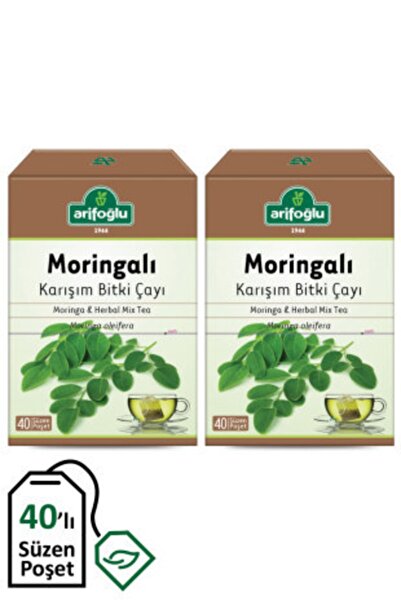 Arifoğlu Moringa Çayı 40LI Süzen Poşet Çay (2 Adet)