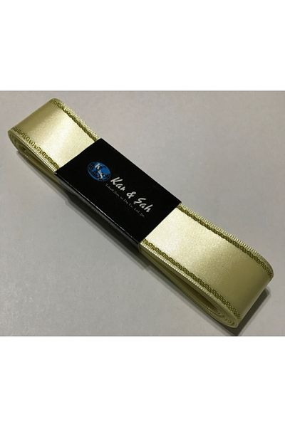 KAR&ŞAH 3 εκ. 10 μέτρα. Ασημένια σατέν κορδέλα