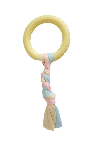 Mixpet 26 Cm Large Rope Knotted Rubber Ring Dog Toy
