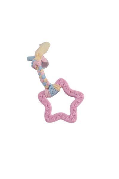 Mixpet Rubber Pentagonal Dog Toy with Dental String 20 cm