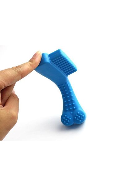 Mixpet 14 Cm Yellow Shaped Dog Toy - Teether Rubber Comb