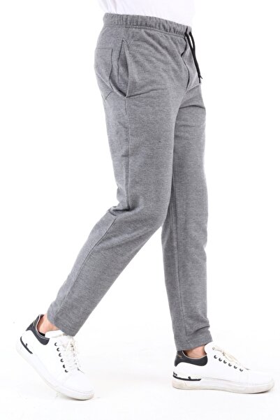 AUST GİYİM Ανδρικό φούτερ Aust Jeans Basic Style Elastic Leg Slim Fit - Σκούρο Γκρι